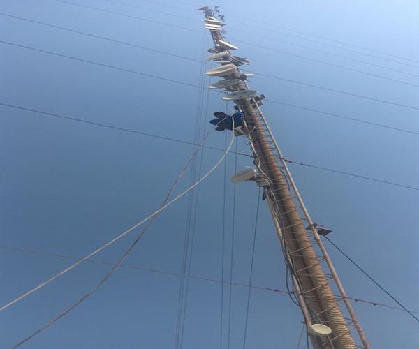 دکل شهرداری مرکزی جهت بستن رادیو خلیج فارس