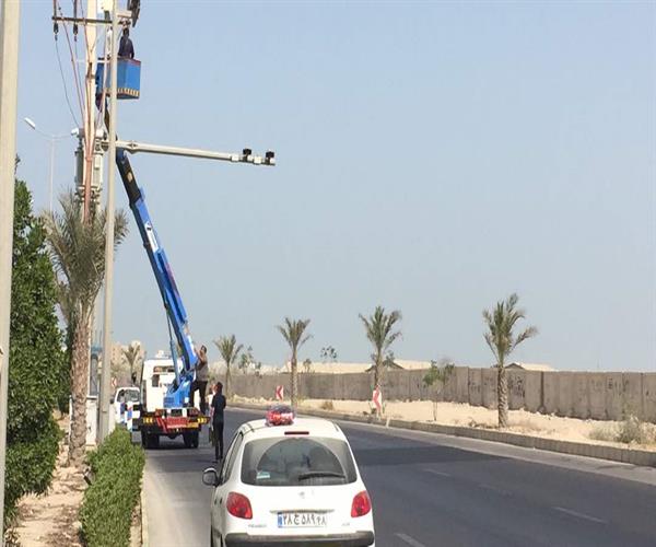 نصب دوربین های کنترل سرعت - بلوار امام علی