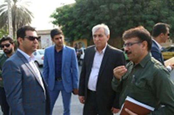 آیین کلنگ زنی پروژه پایش تصویر شهر بوشهر با حضور شهردار محترم